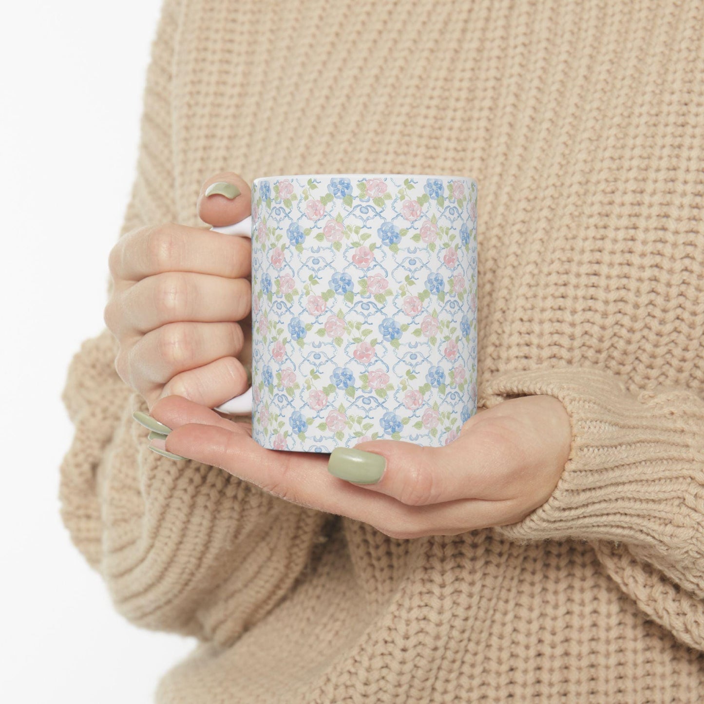 Coquette Floral Ceramic Mug