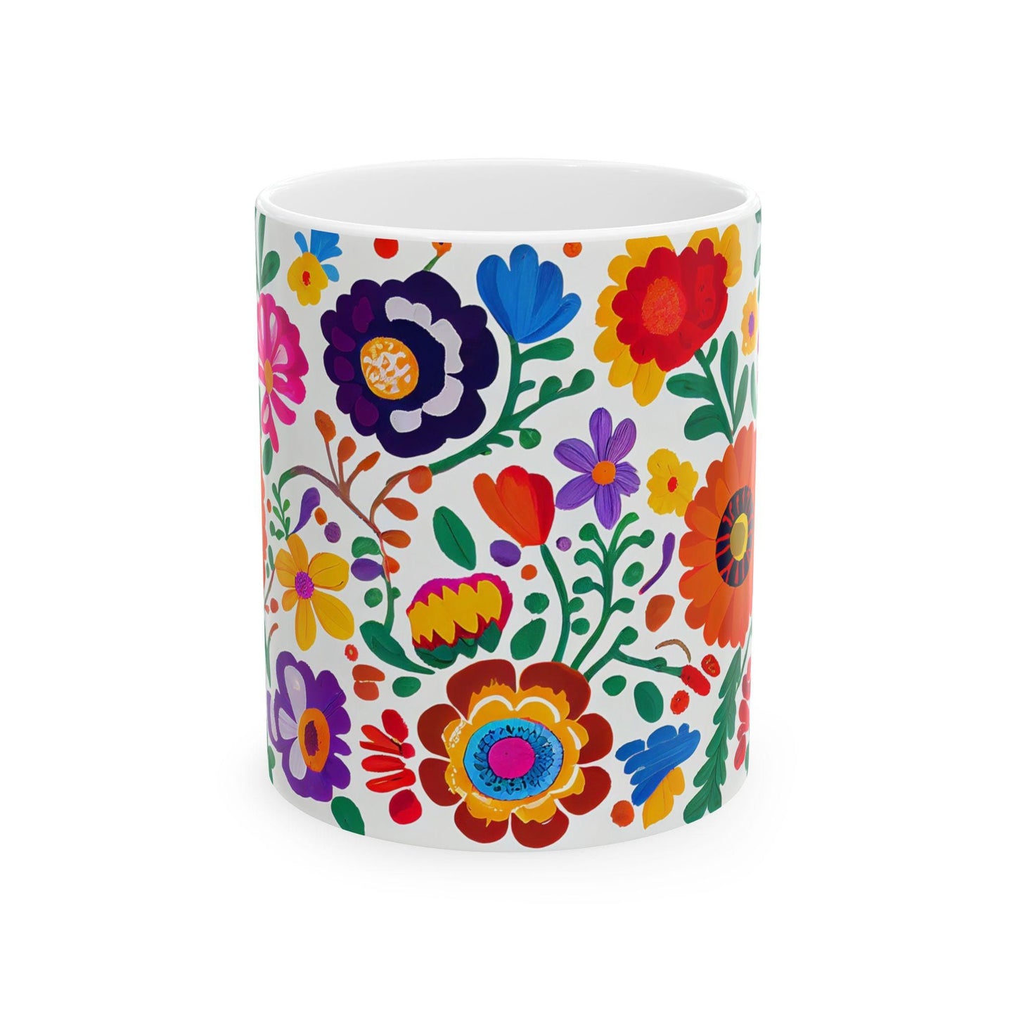 Wildflower Floral Ceramic Mug