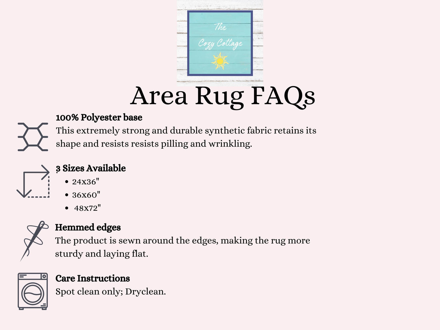 Botanical Rug, Floral Area Rug, French Country Coquette Floral Floor, Home Decor, Bedroom Rug, Farmhouse Rug, Kitchen Rug