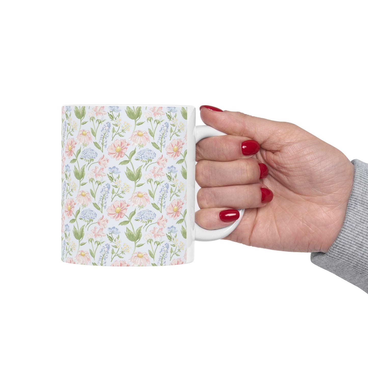 Coquette Floral Ceramic Mug