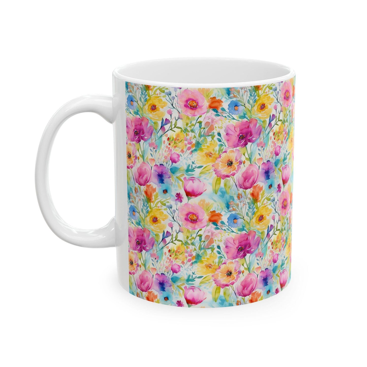 Wildflower Floral Ceramic Mug