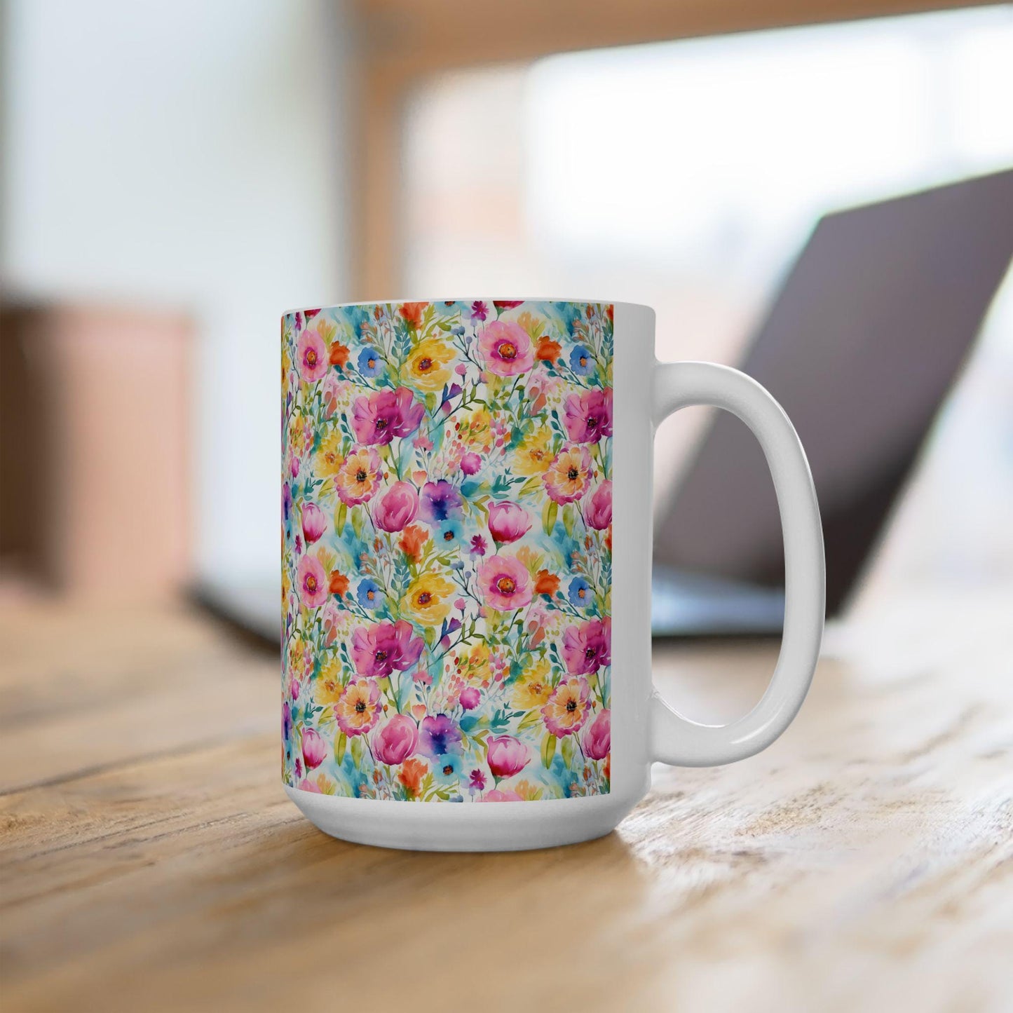 Wildflower Floral Ceramic Mug