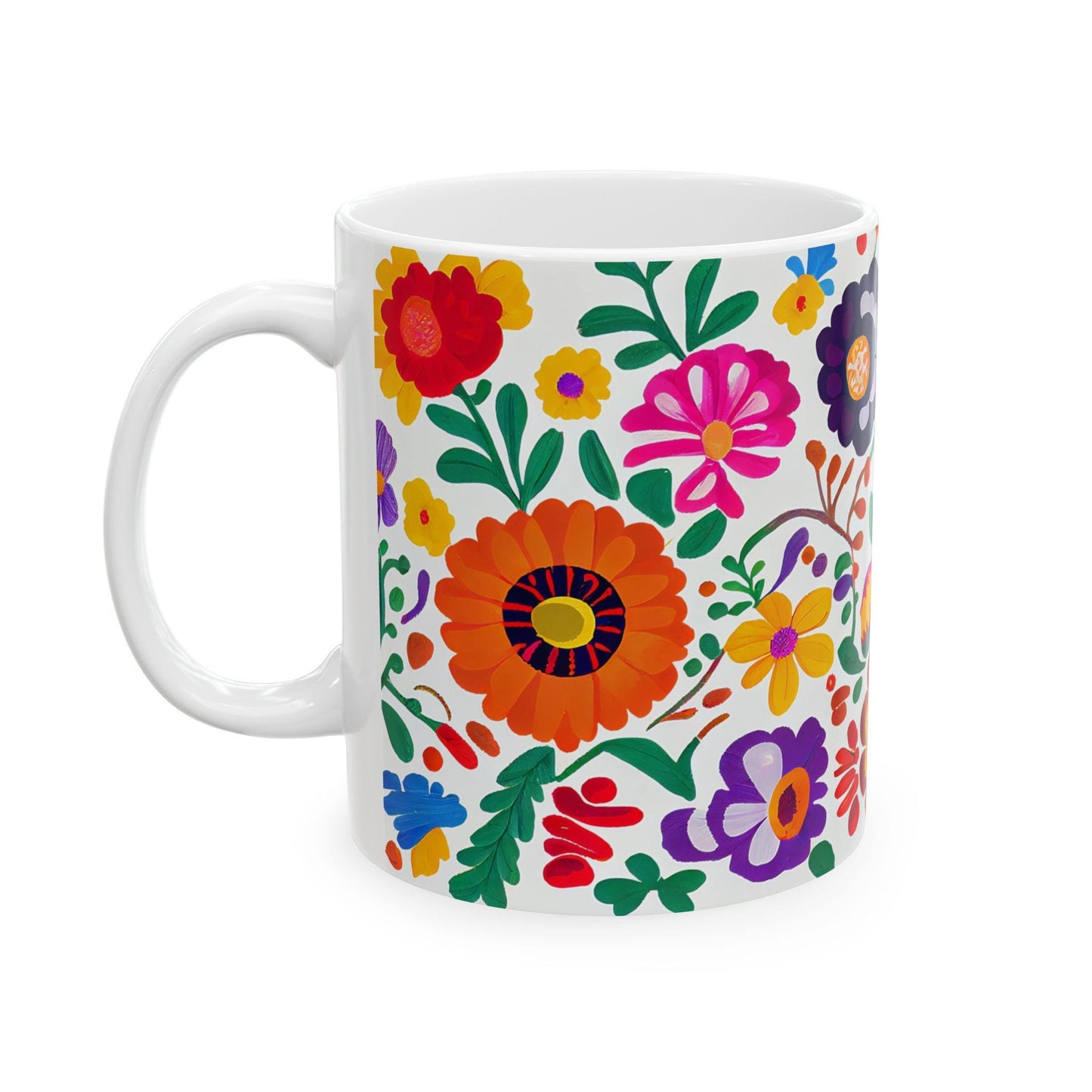 Wildflower Floral Ceramic Mug