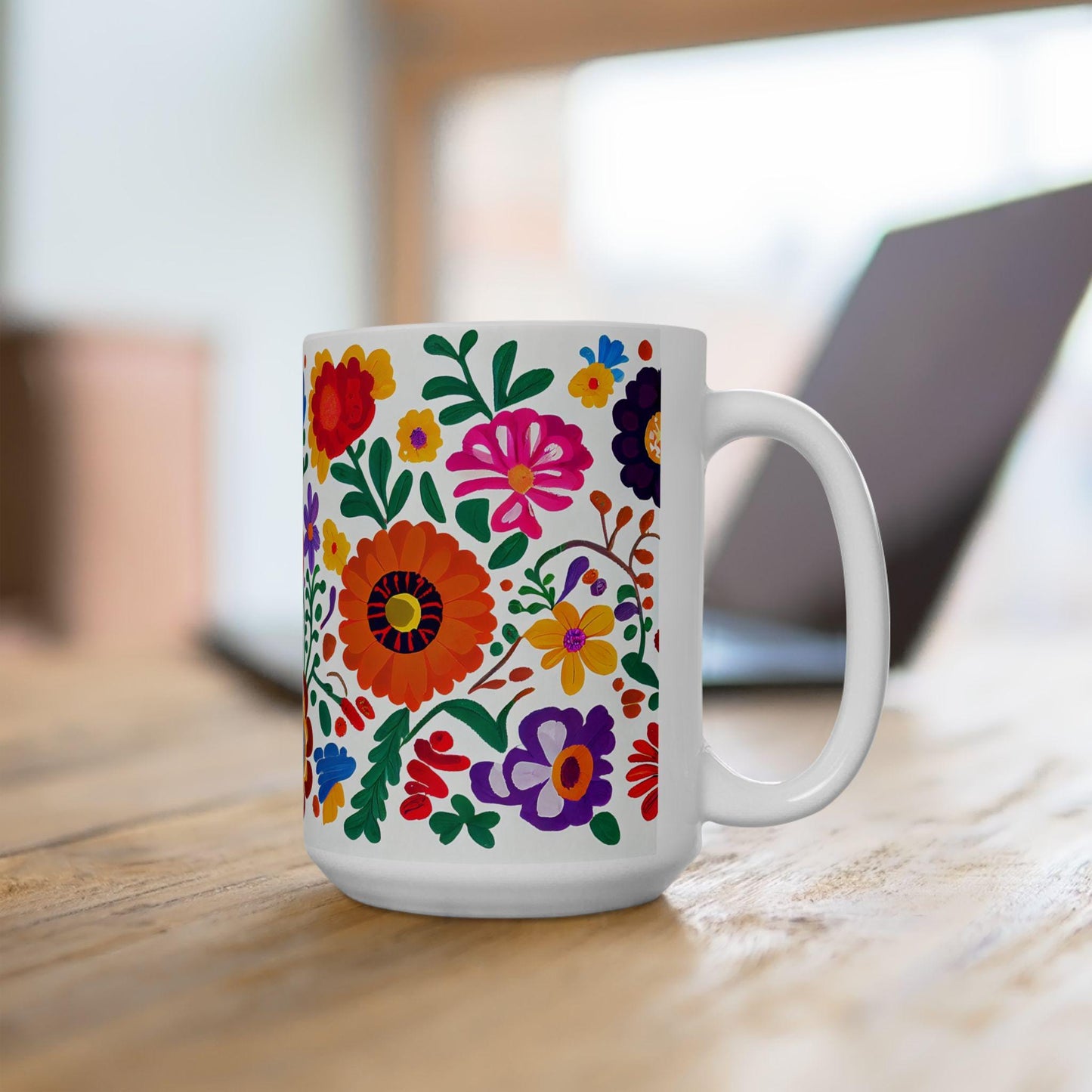 Wildflower Floral Ceramic Mug