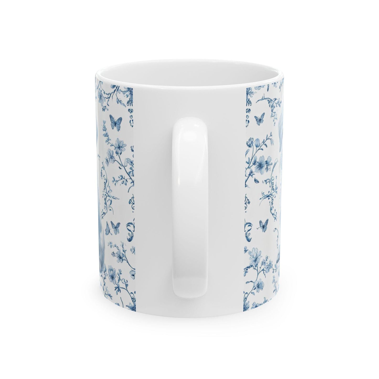 Puppy French Toile Dog Coffee Mug