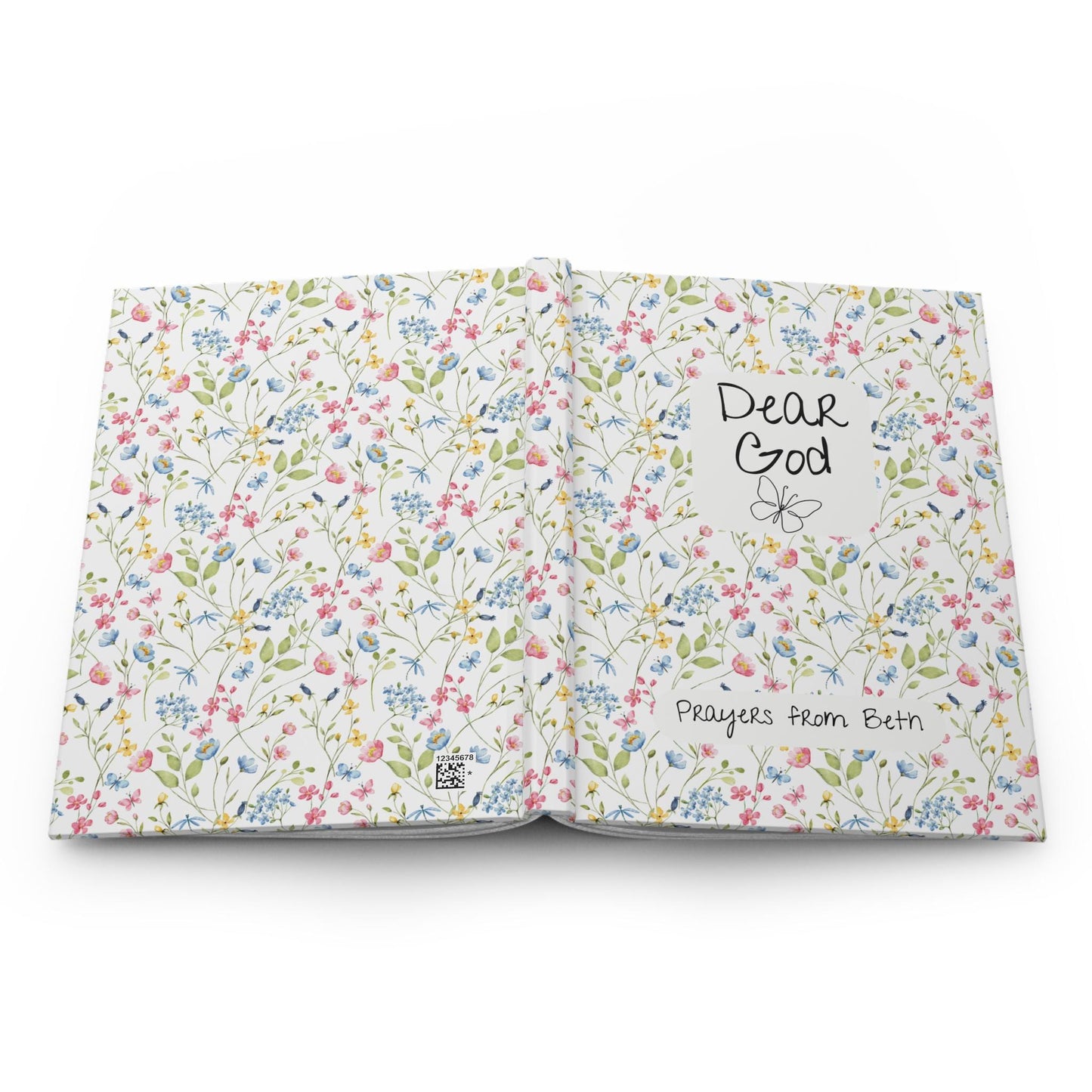 Hardcovered Personal Prayer Journal, Dear God