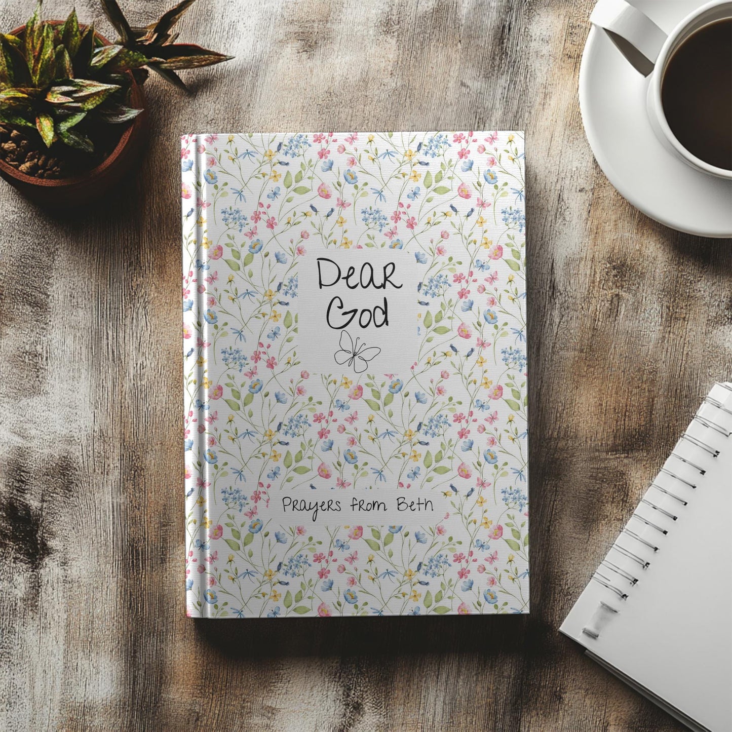 Hardcovered Personal Prayer Journal, Dear God