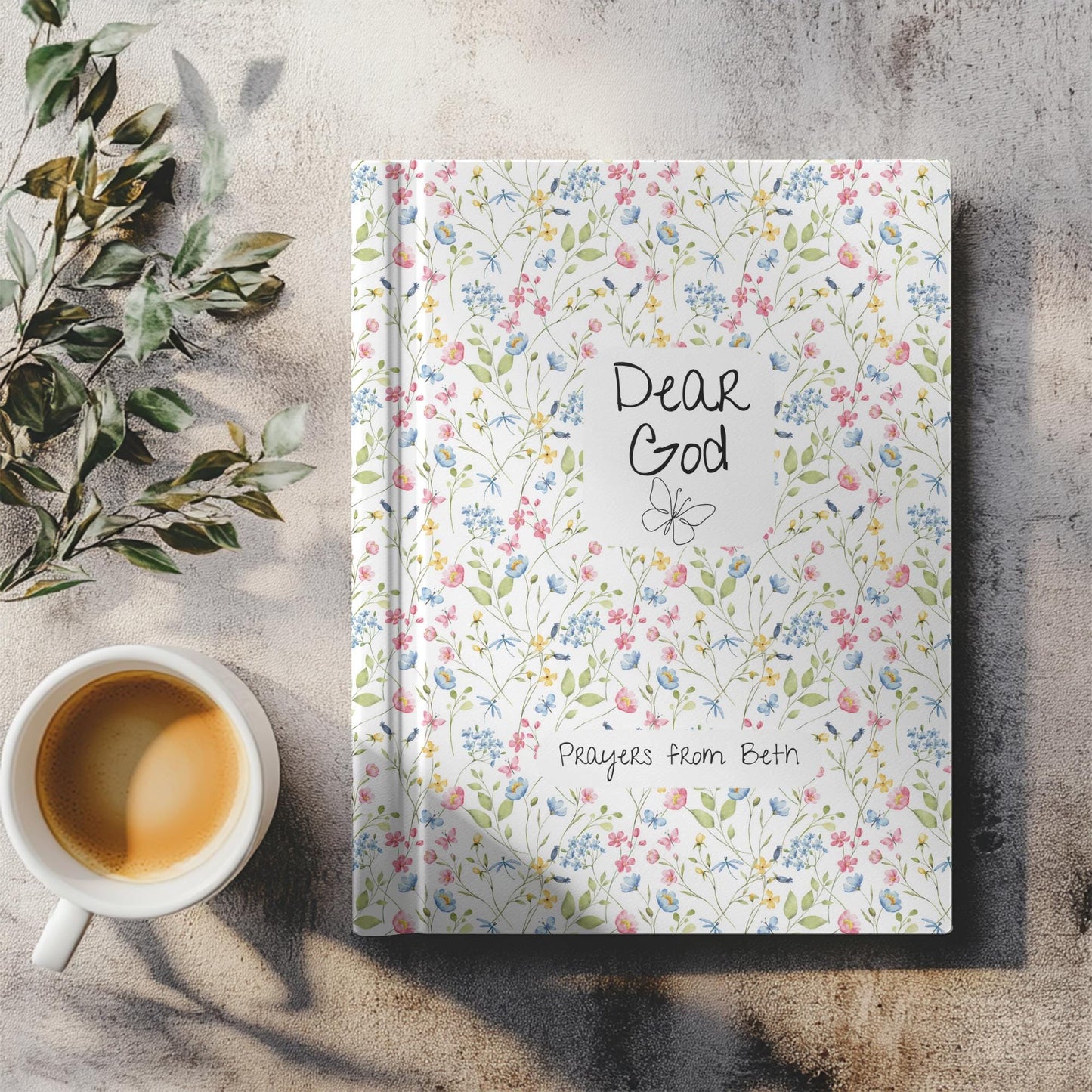 Hardcovered Personal Prayer Journal, Dear God