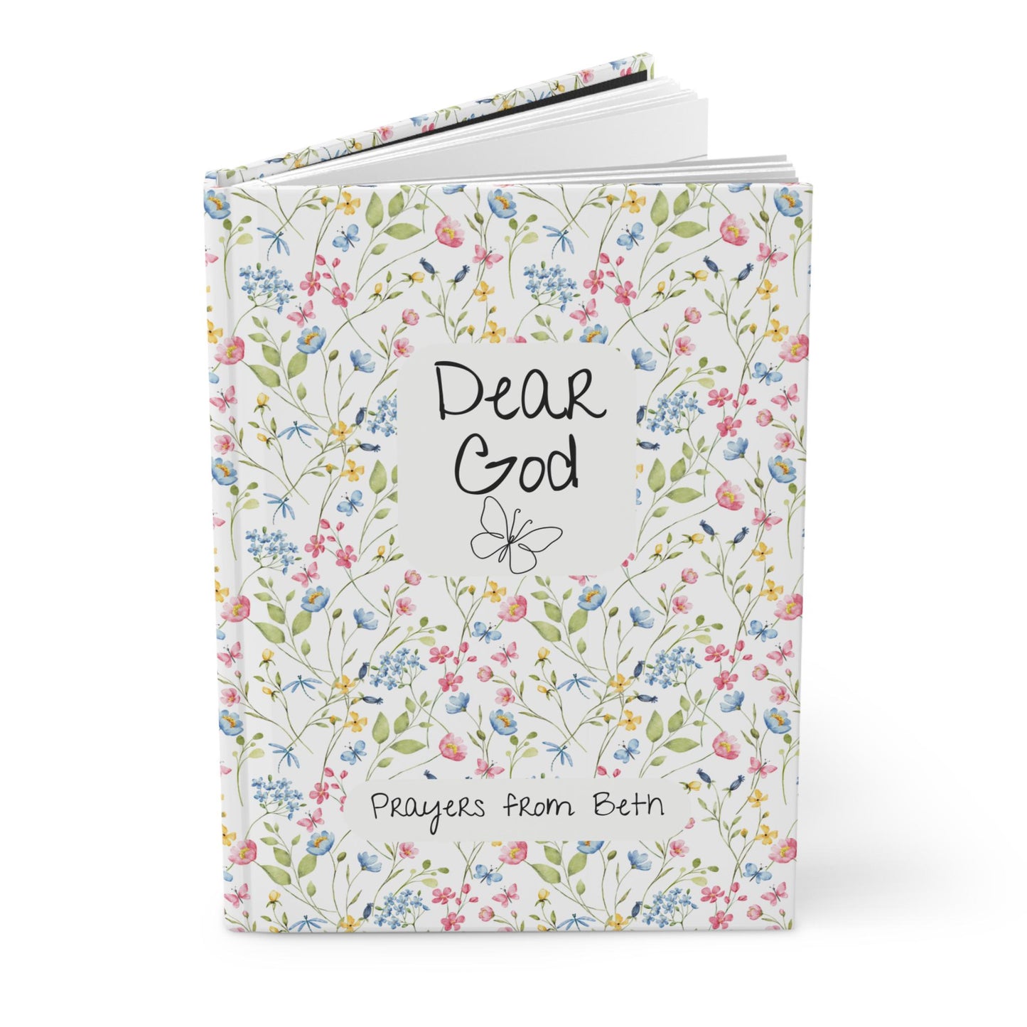 Hardcovered Personal Prayer Journal, Dear God