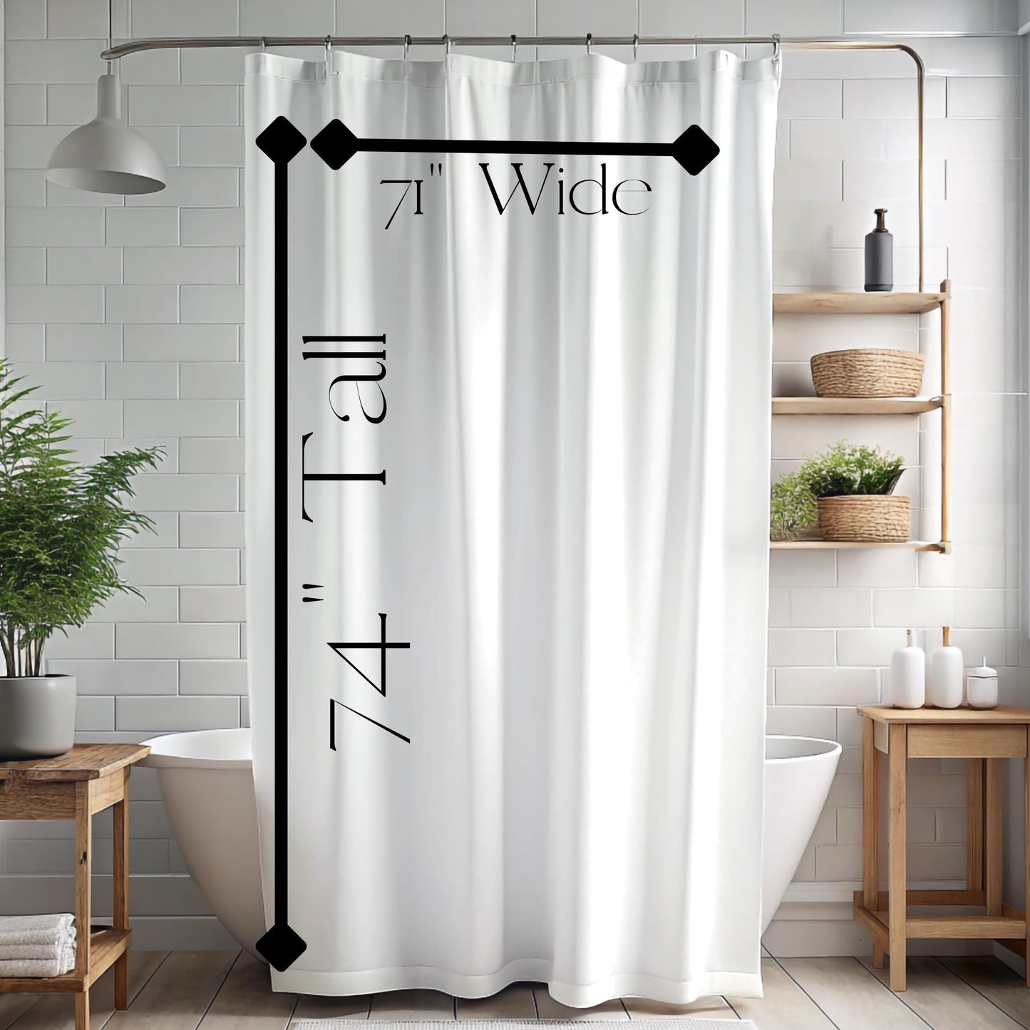Shadow Monogram Shower Curtain, Preppy Shower Panel, Pink Shower Curtain, Dorm Decor, College Dorm, Apartment Home Decor - Stylish Bathroom