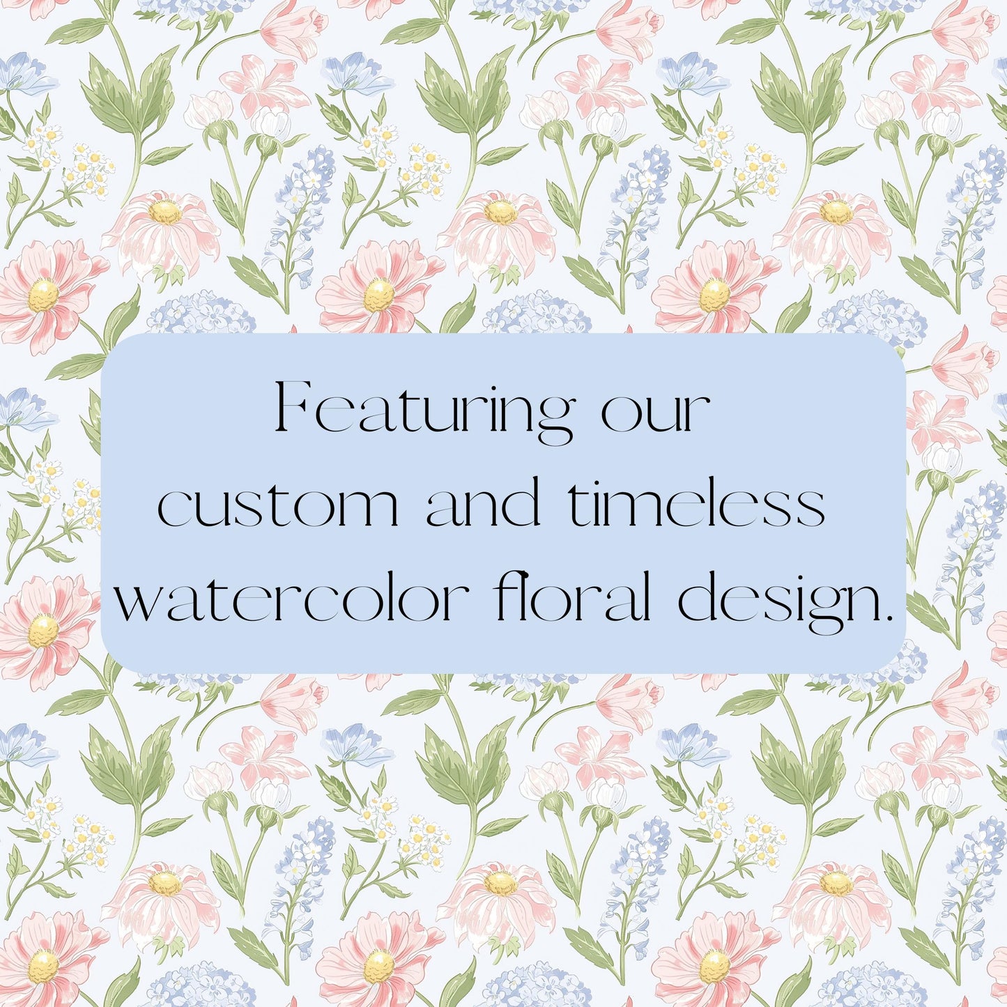 Custom Shower Curtain, Watercolor Hydrangeas