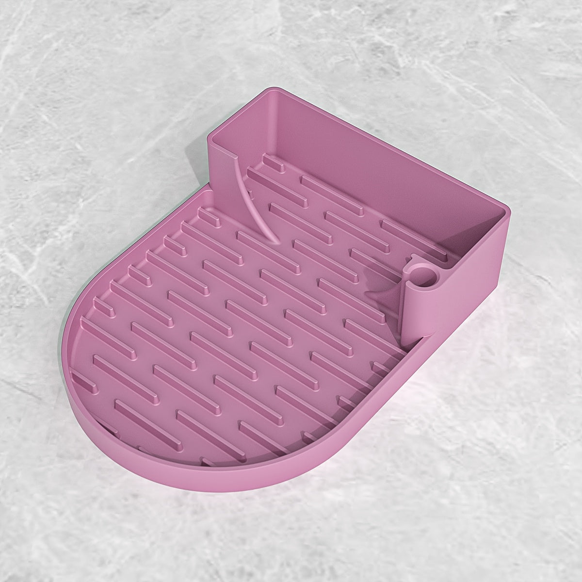 1pc Silicone Water Bottle Draining Rack Tray - Spill-Proof, Counter Top, Compact Design, Easy Cleaning, Compatible with 40oz and 30oz Stanley Cups, Ideal for Kitchen and Outdoor Use