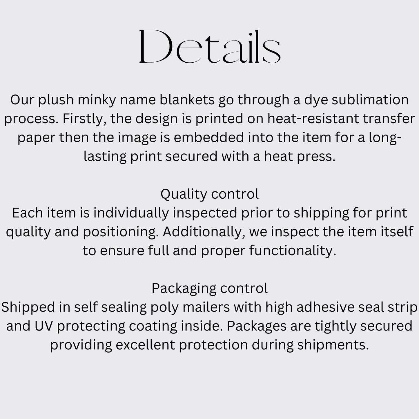 Customizable Name Blanket