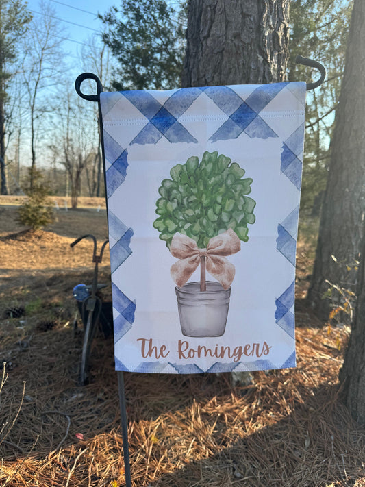 Personalized Garden Flag