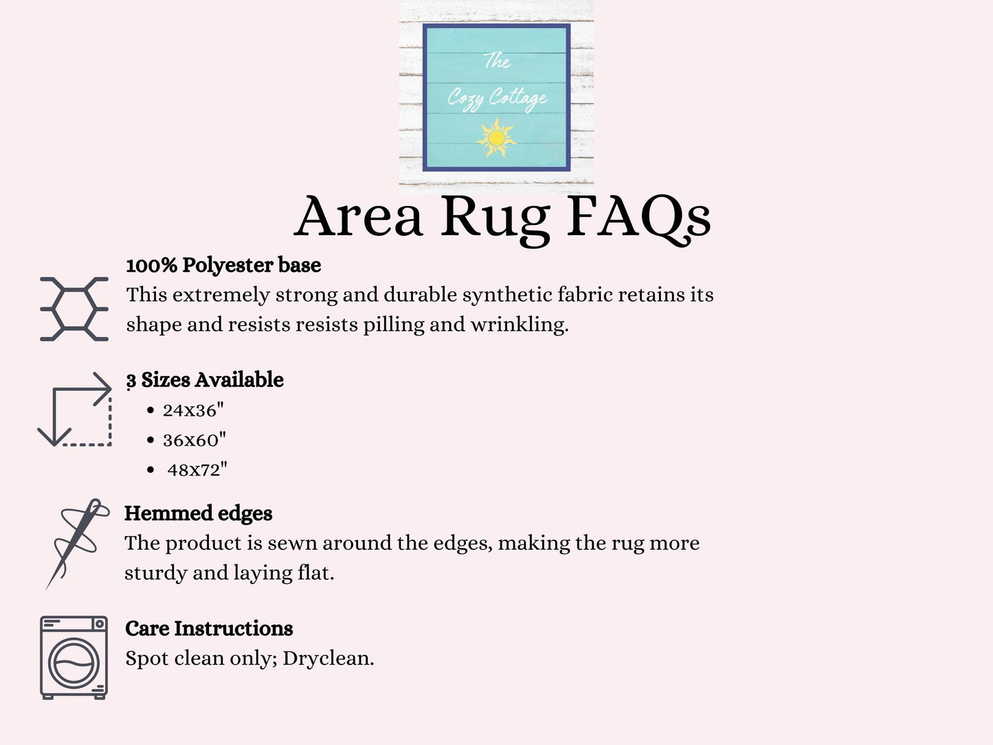 Custom Rug, Blue Floral