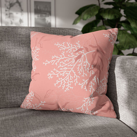 Custom Throw Pillow, Coral