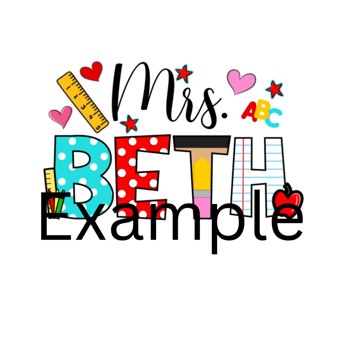 Personalized Notepad, School Supplies