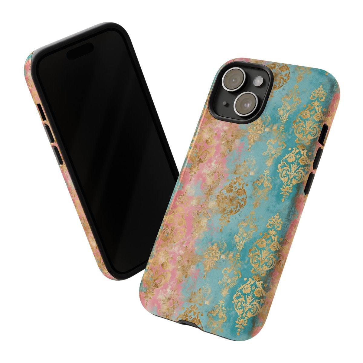 Custom Phone Case, Elegant Damask