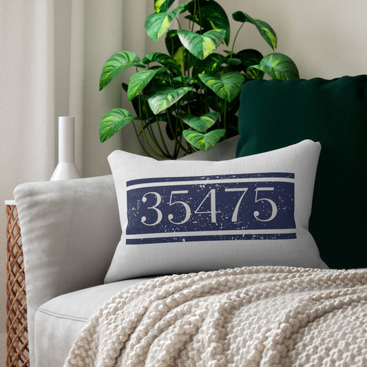 Custom Throw Pillow, Zip Code
