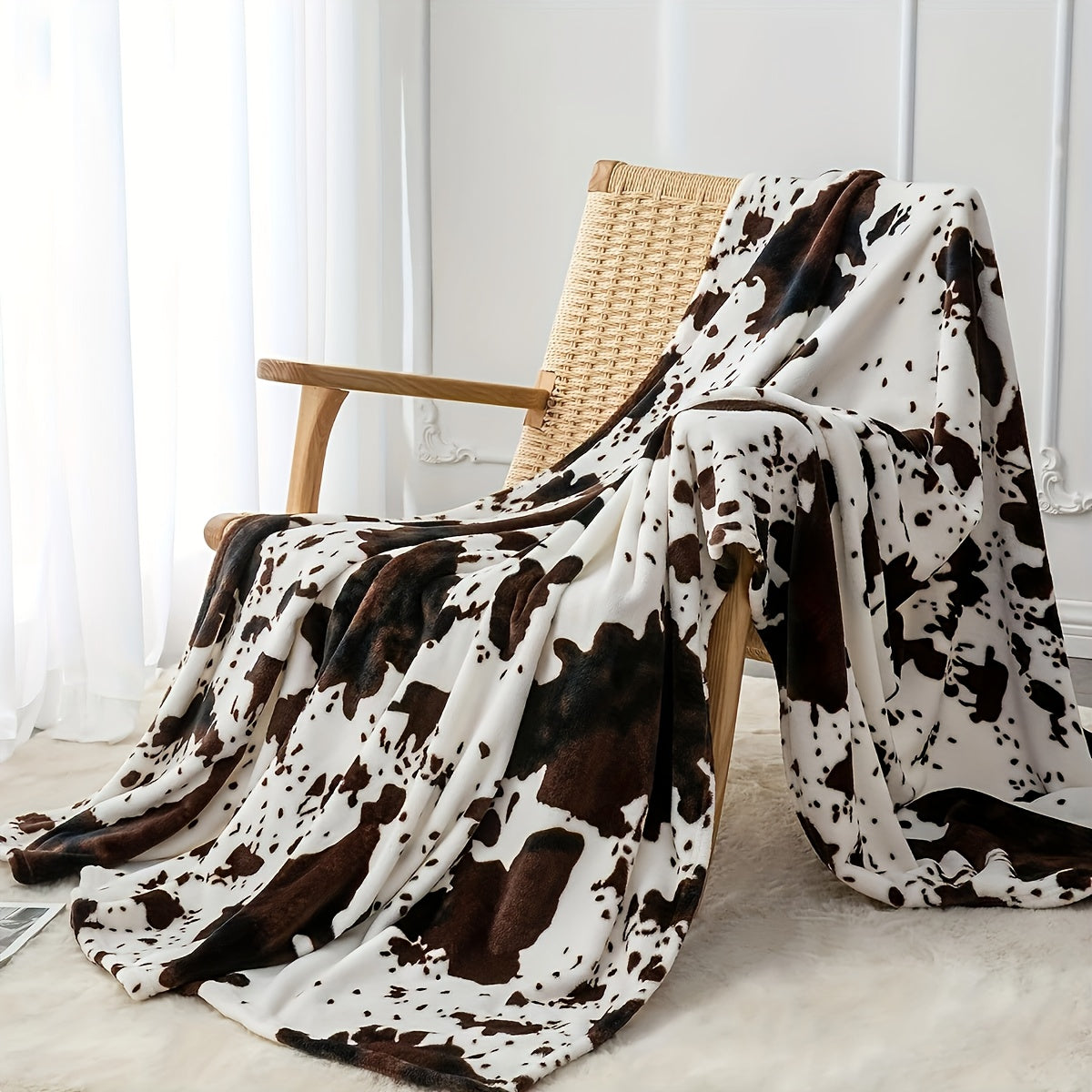 Cow Print Blanket