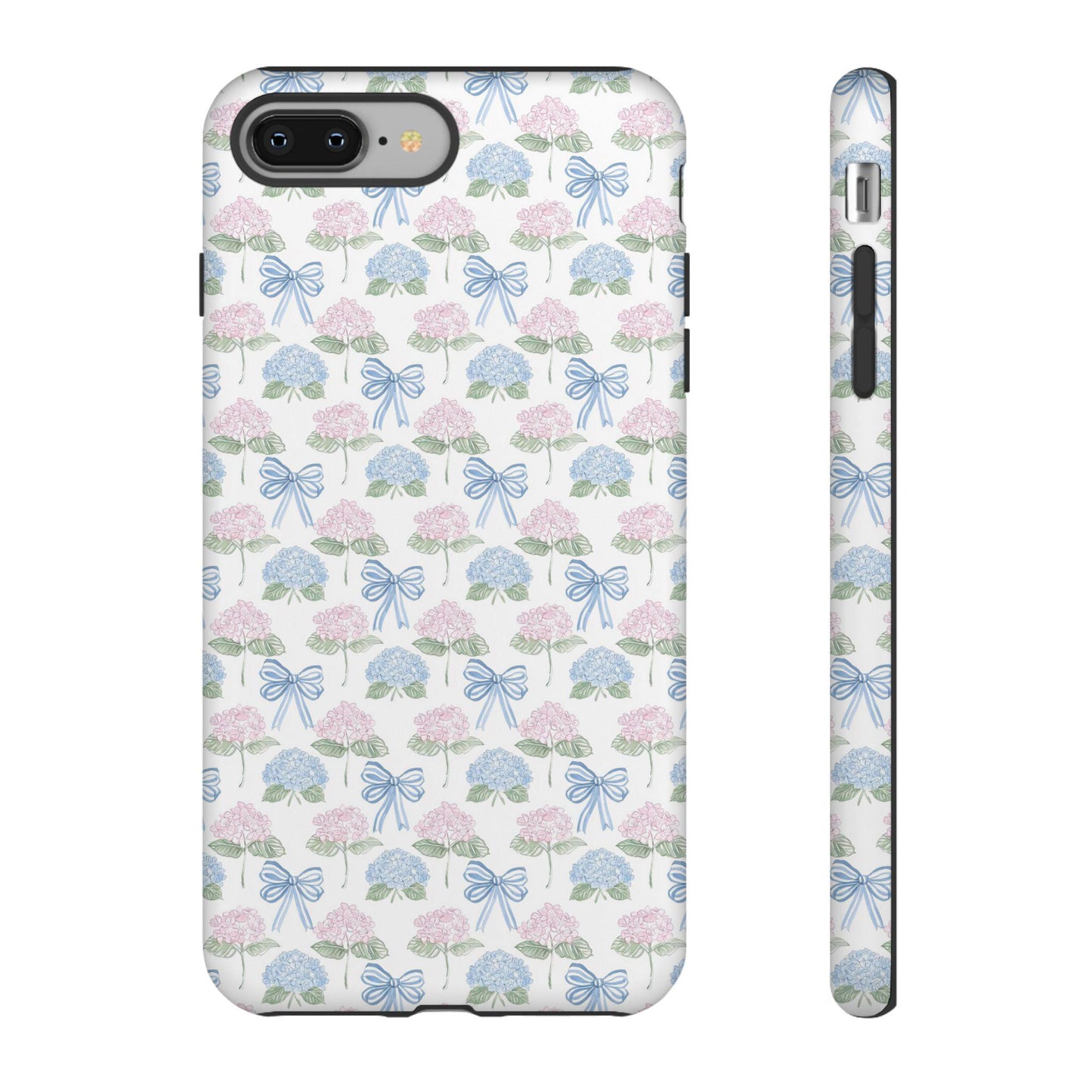 Custom Phone Case, Watercolor Hydrangeas
