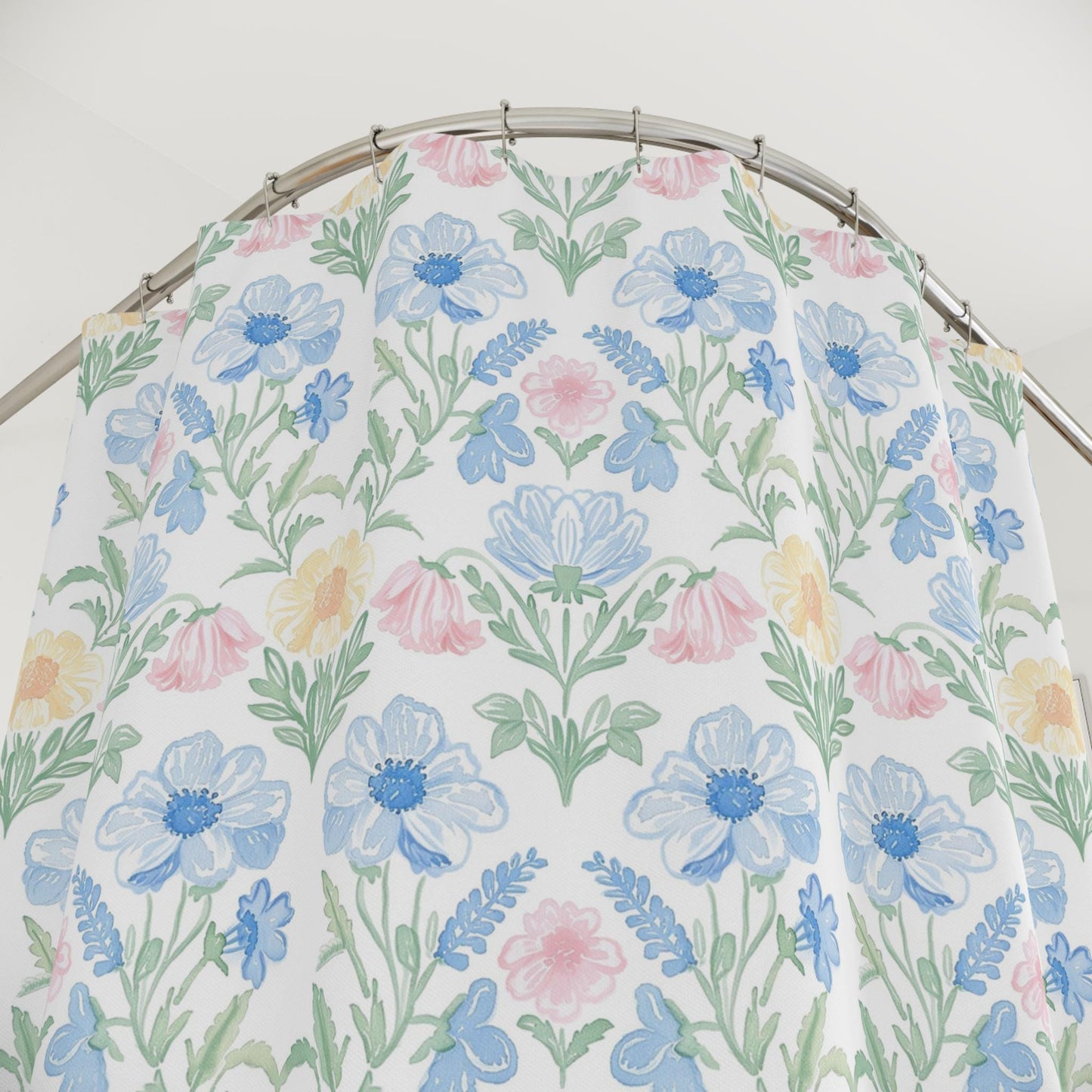 Custom Shower Curtain, Grandmillenial Floral