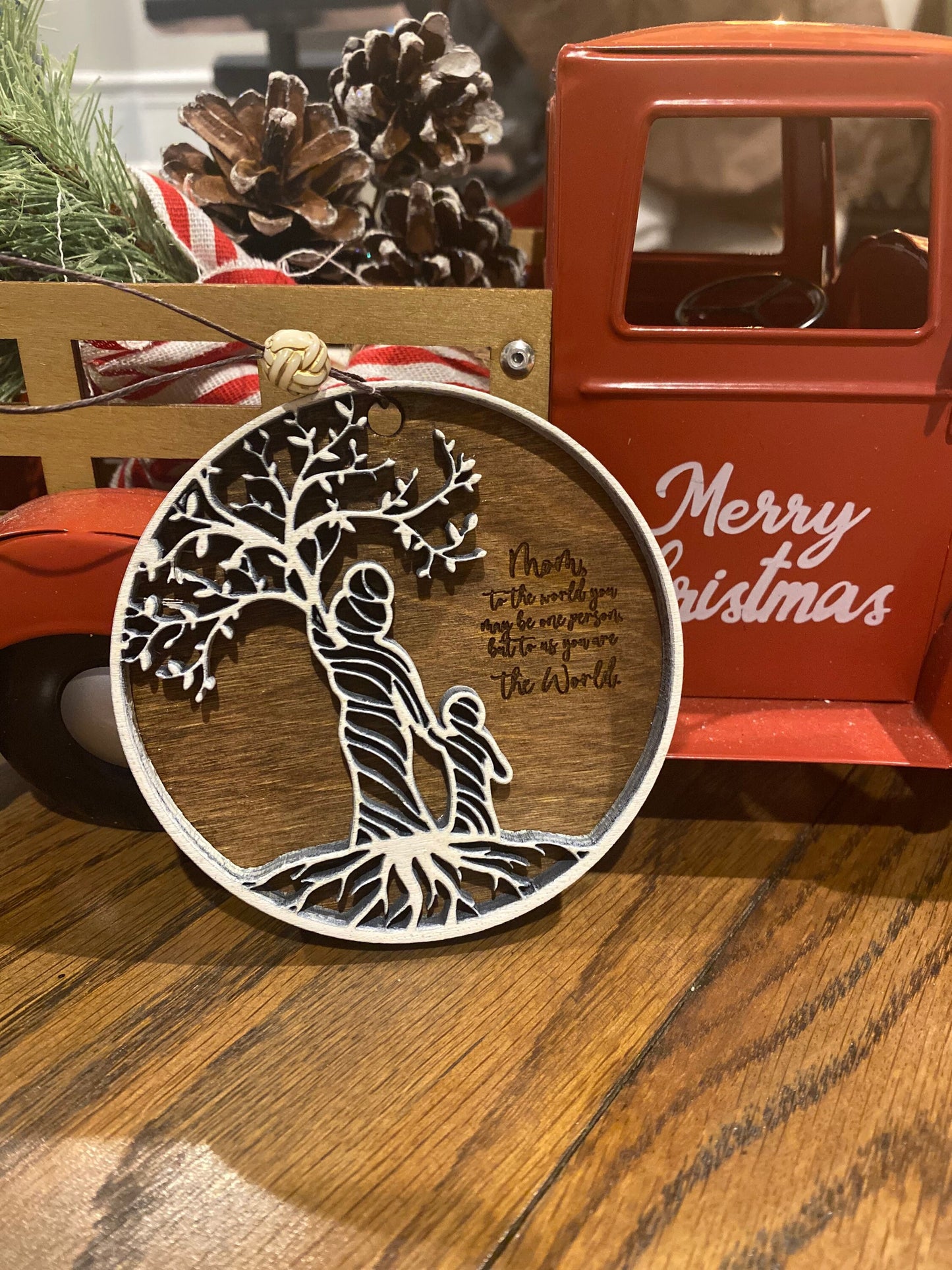 Personalized Mom Gift, Personalized Gift for Mom Ornament, Gifts from Daughter, Mother's Day Gift, Handmade Gift for Mom