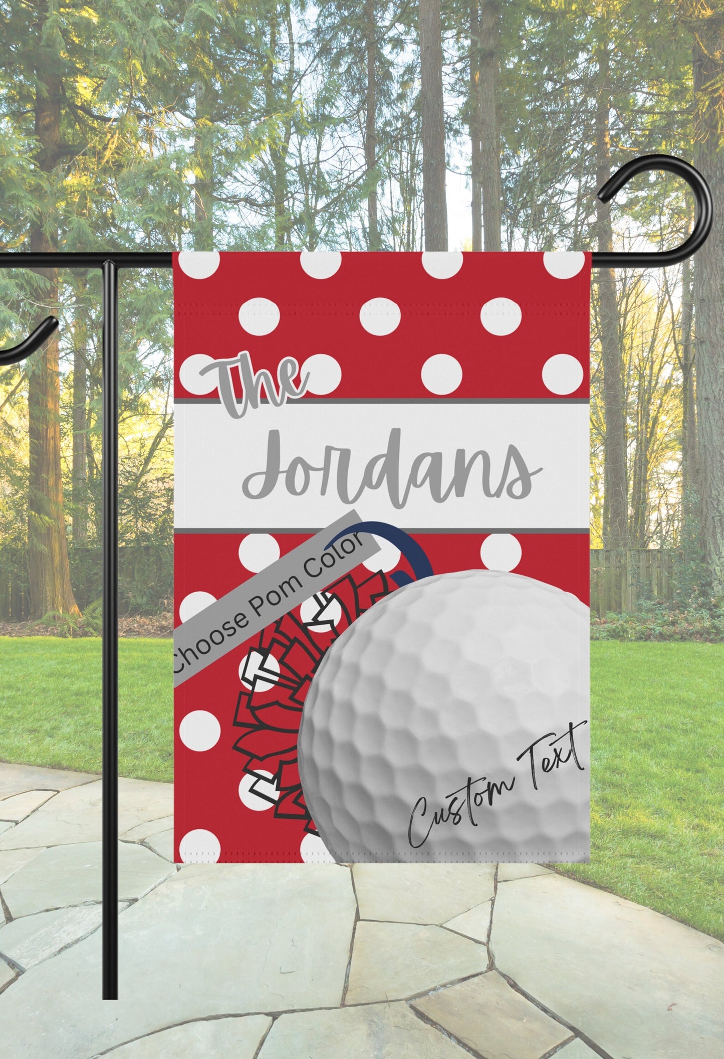 Custom Team Spirit Garden Flag