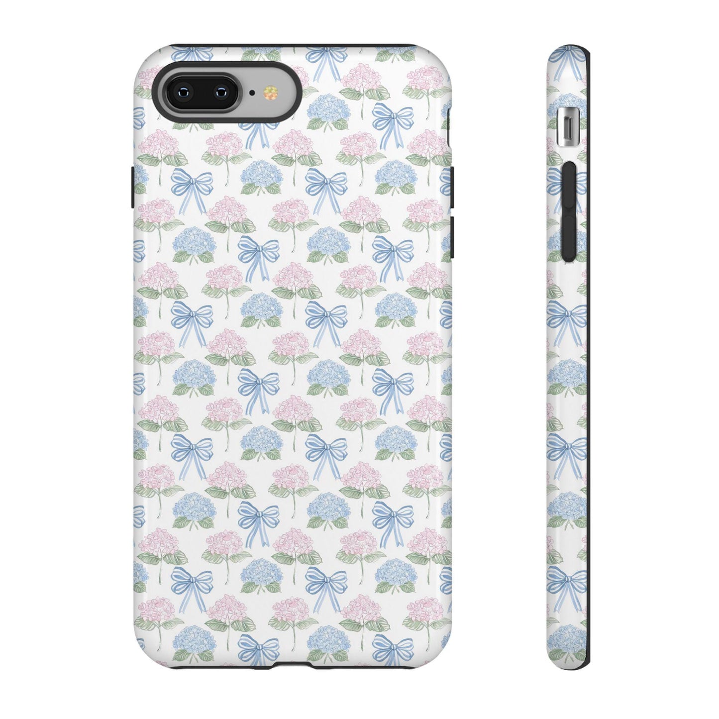 Custom Phone Case, Watercolor Hydrangeas