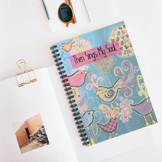 Personalized Floral Journal, Original Artwork