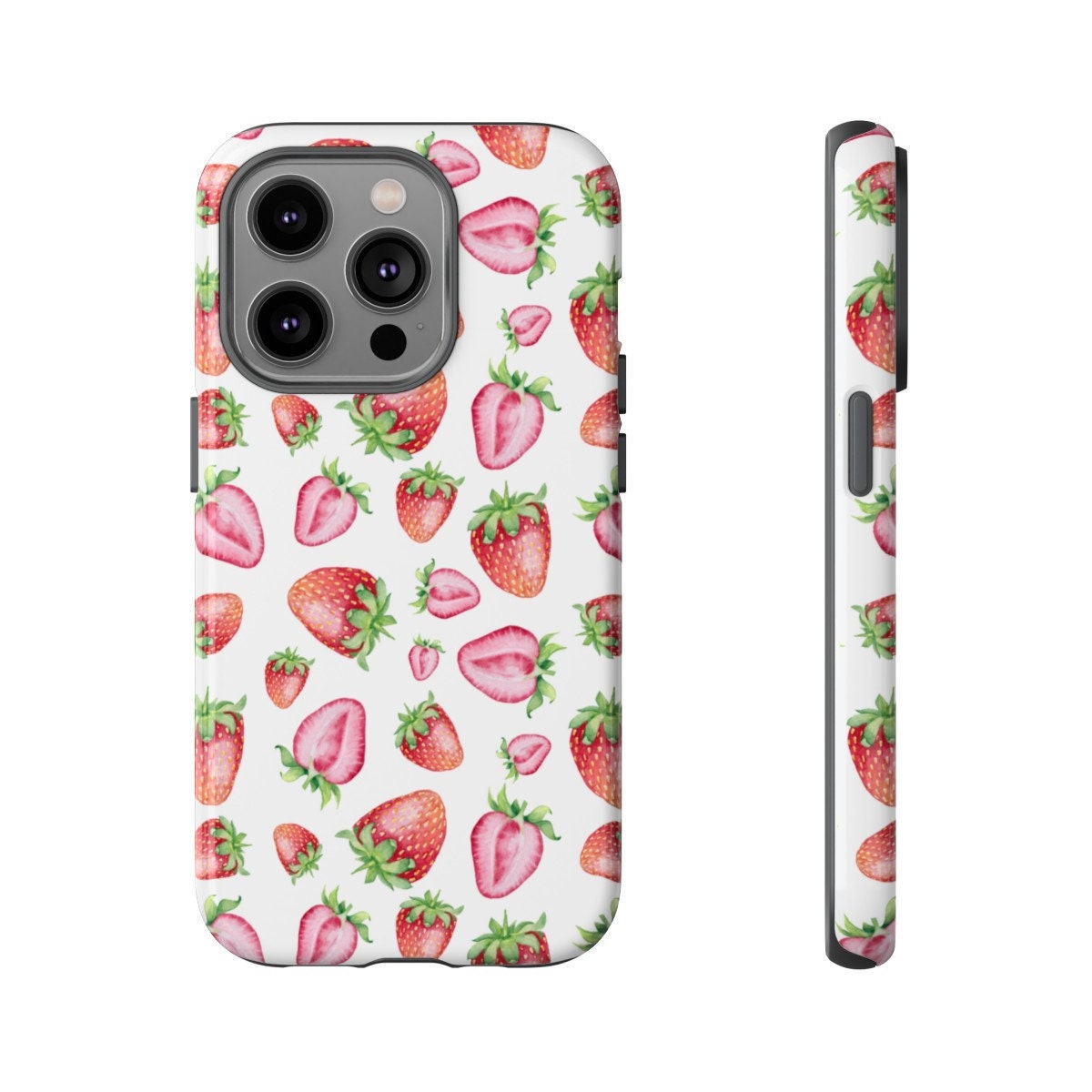 Custom Phone Case, Strawberries
