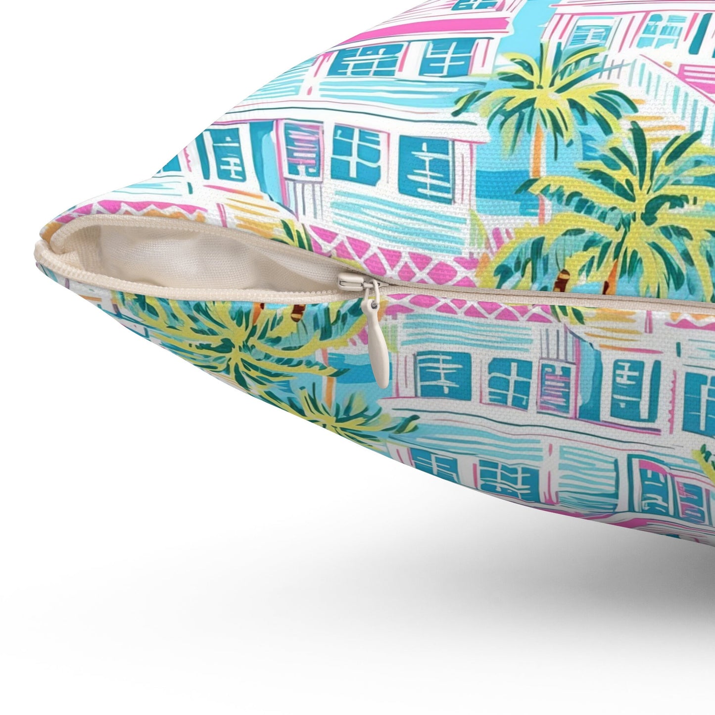 Custom Throw Pillow, Coastal West Palm Beach
