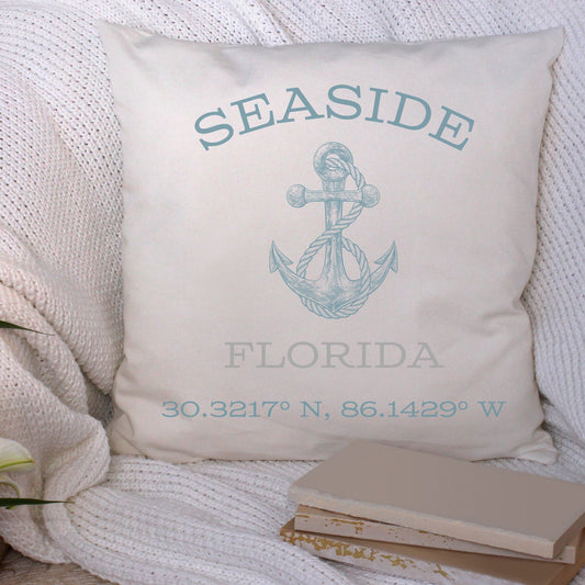 Custom Throw Pillow, Seaside