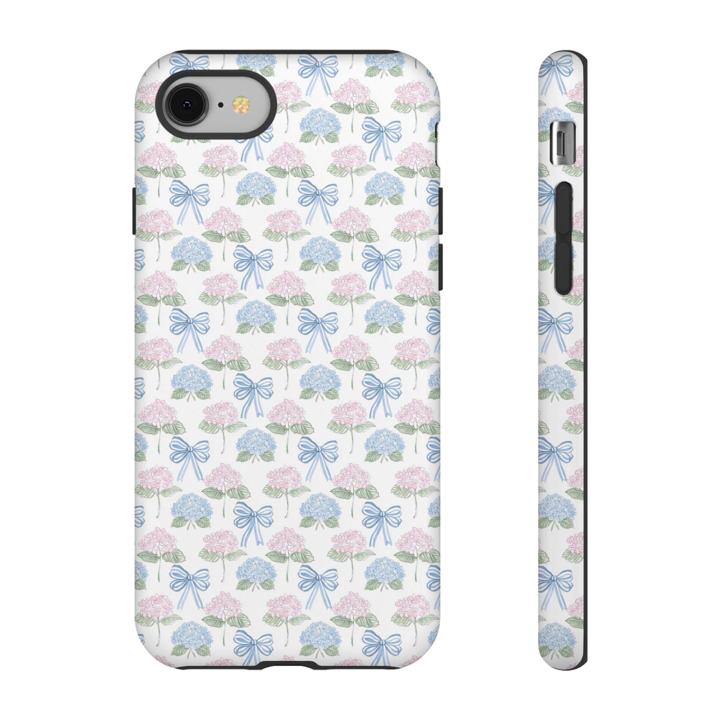 Custom Phone Case, Watercolor Hydrangeas