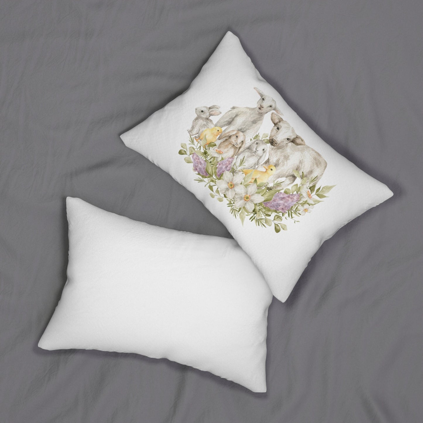 Custom Throw Pillow, Lamb