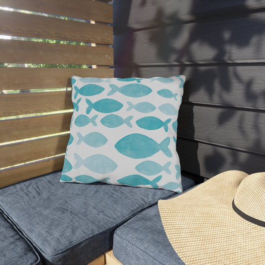 Custom Throw Pillow, Fish