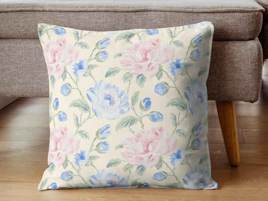 Custom Throw Pillow, Floral