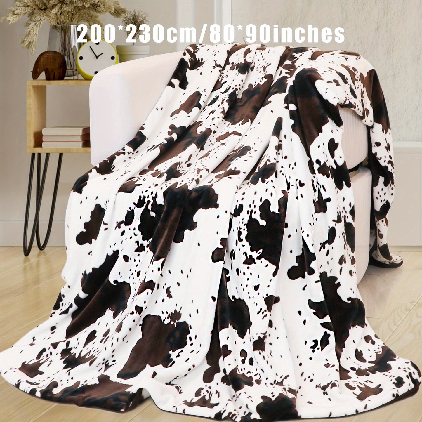 Cow Print Blanket