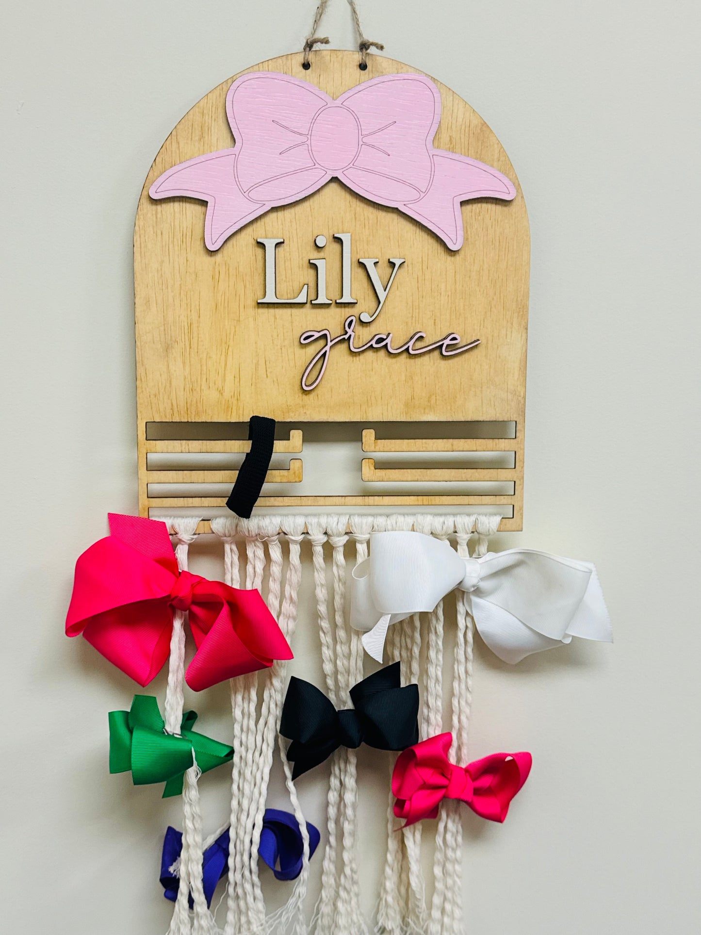 Personalized Hairbow Holder