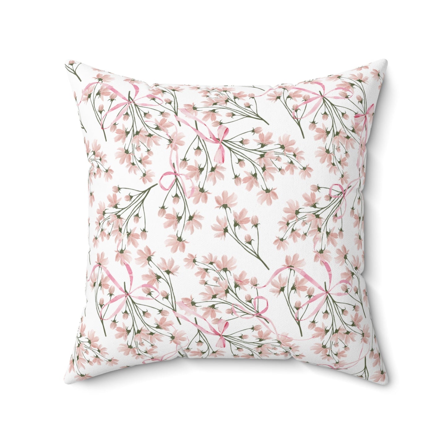 Custom Throw Pillow, Wildflowers