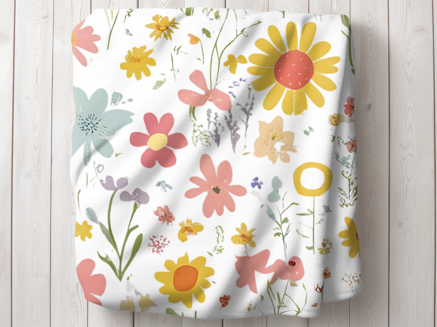 Soft Blanket, Wildflowers