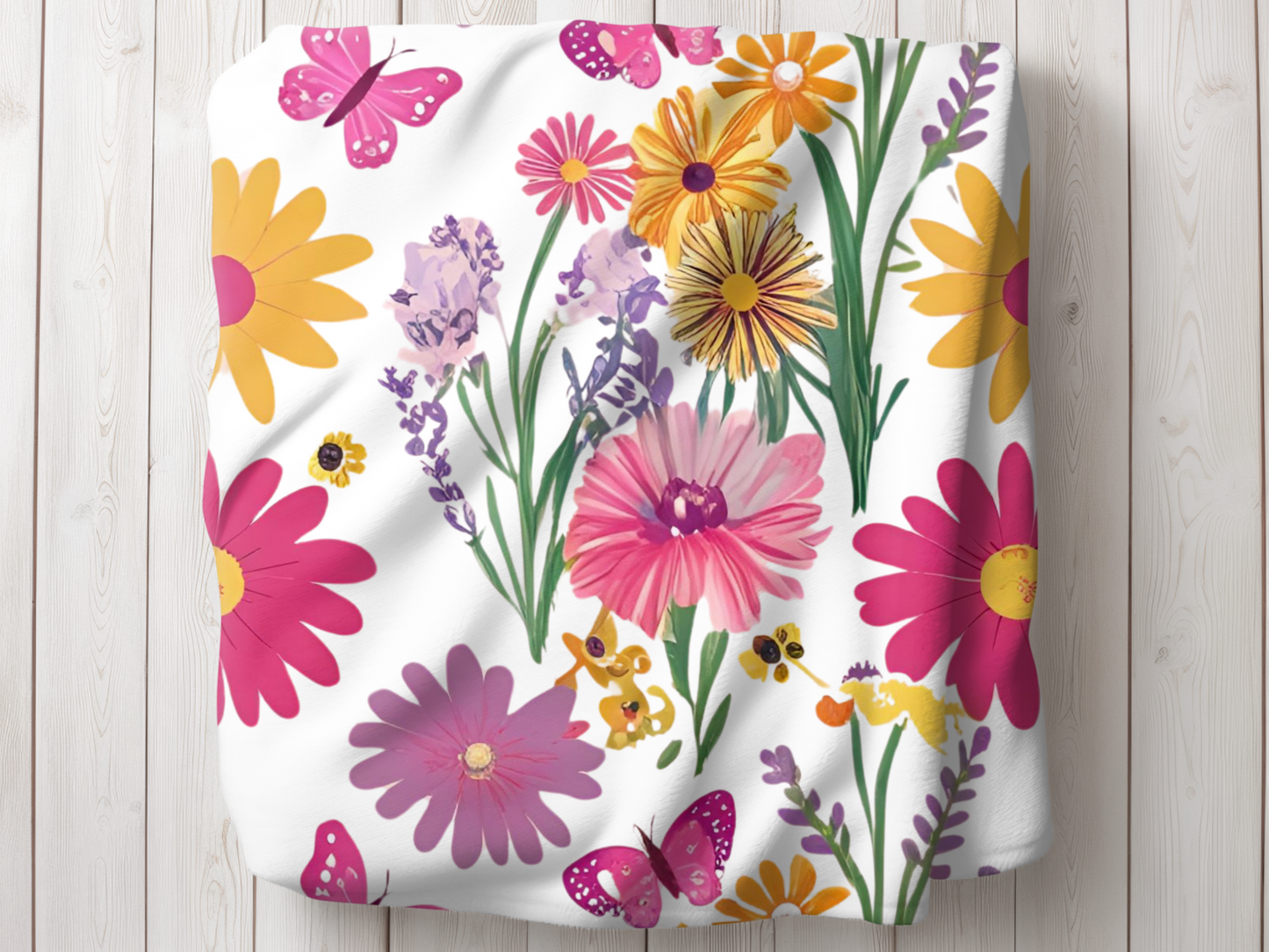 Soft Blanket, Wildflowers