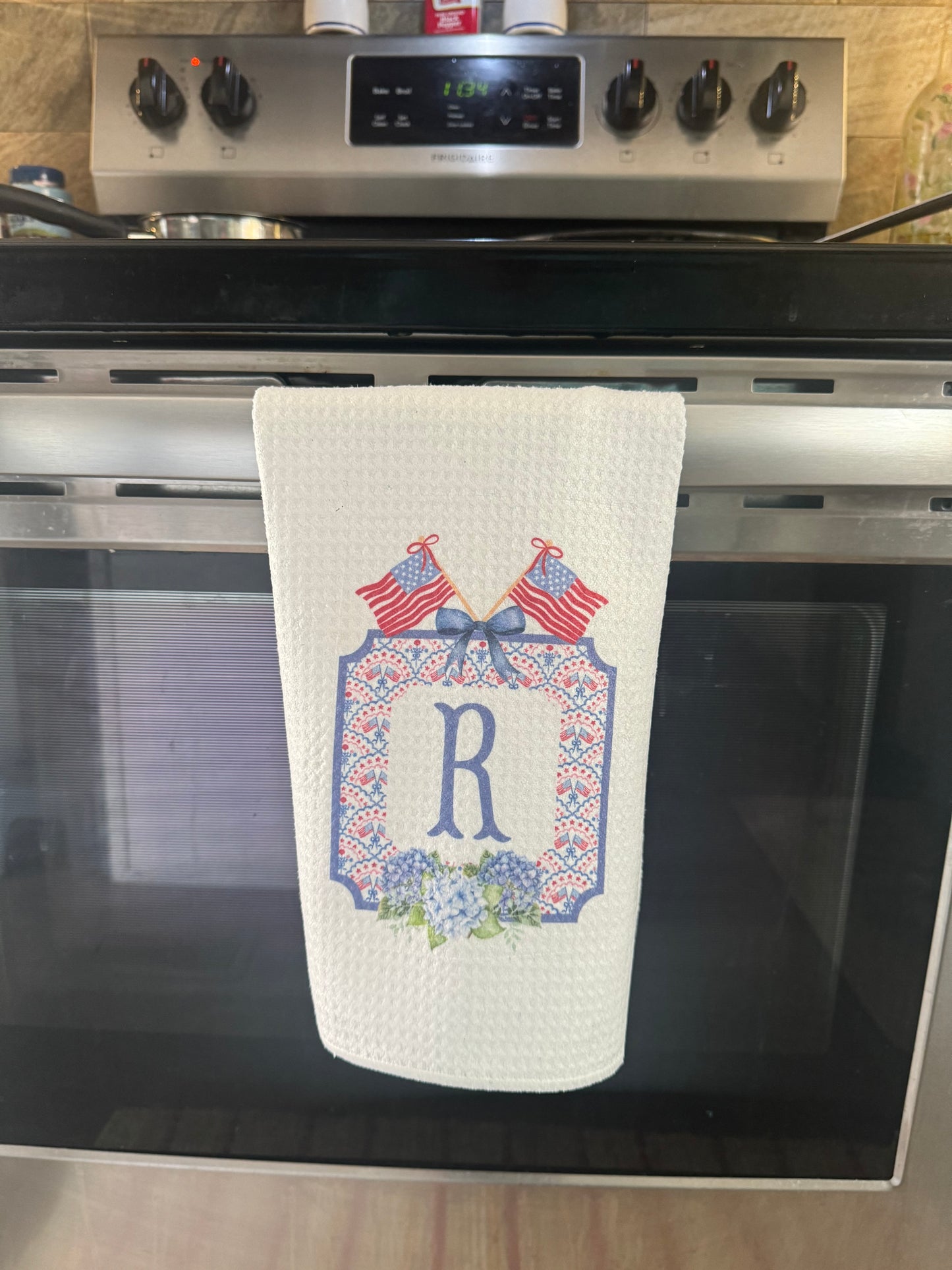 Personalized Kitchen Towel, 4th of July