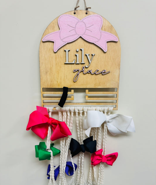 Personalized Hairbow Holder