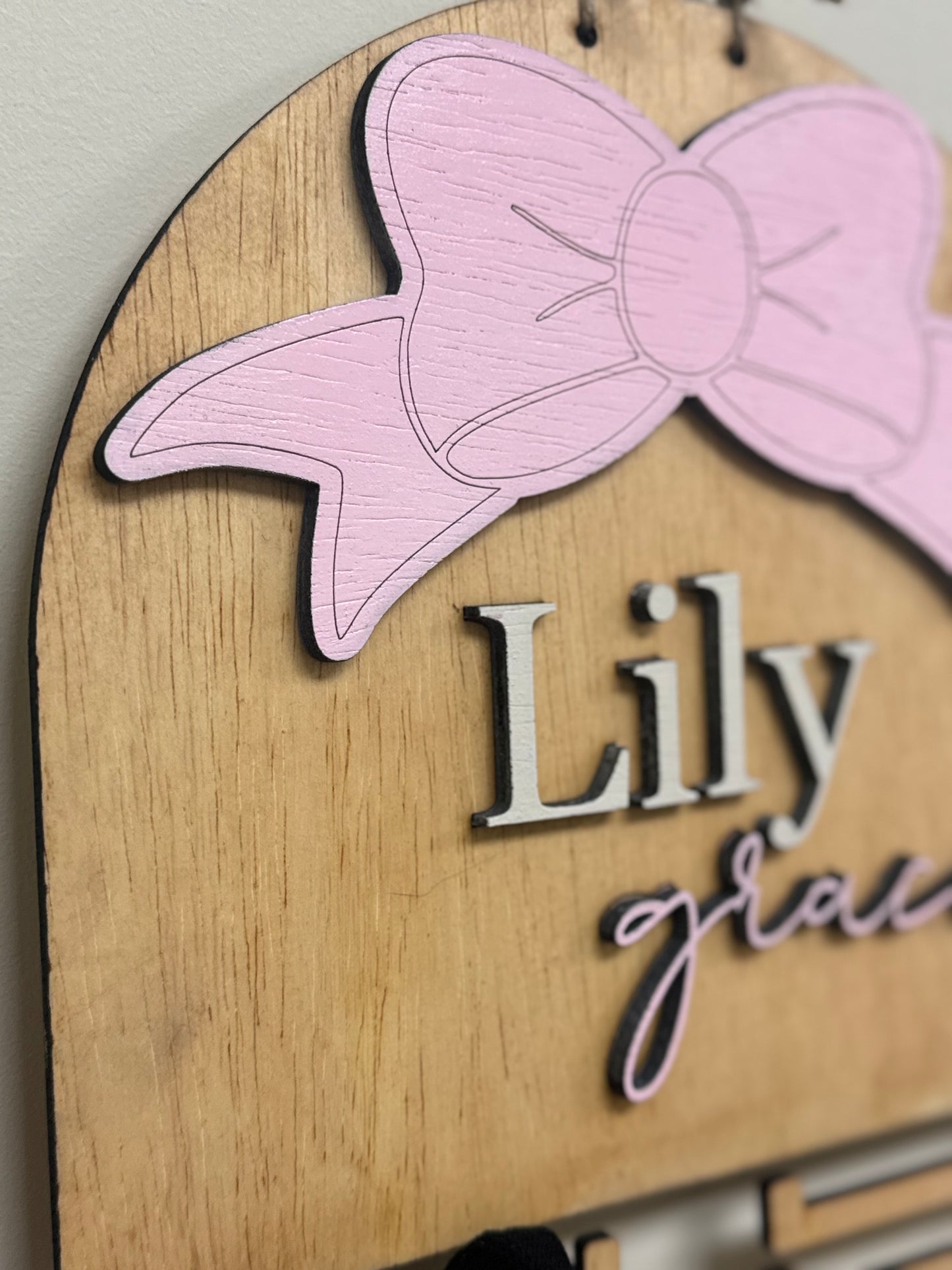 Personalized Hairbow Holder