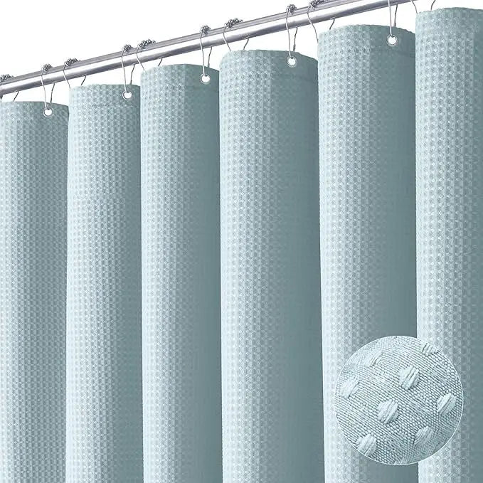 Waffle Waterproof Shower Curtain