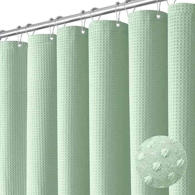 Waffle Waterproof Shower Curtain