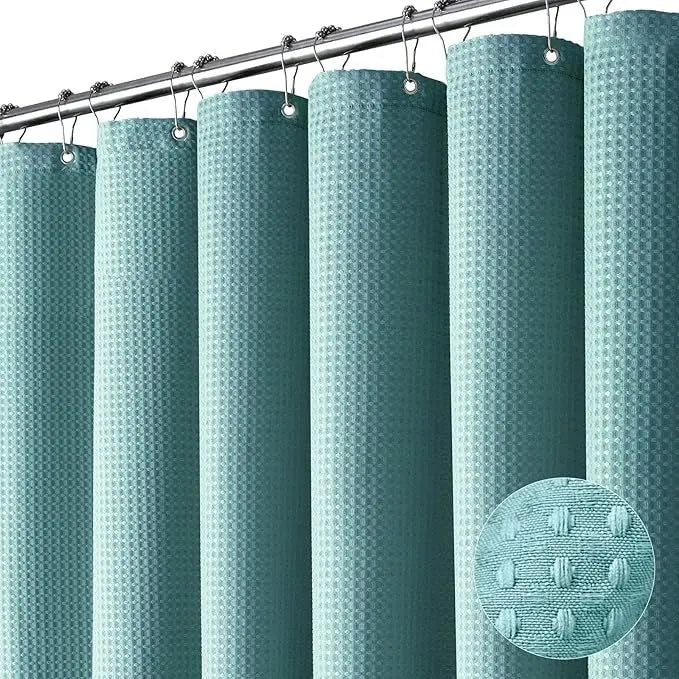 Waffle Waterproof Shower Curtain