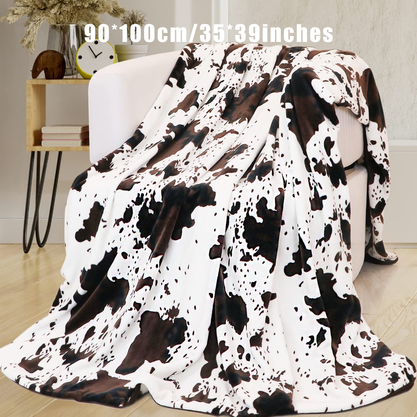 Cow Print Blanket