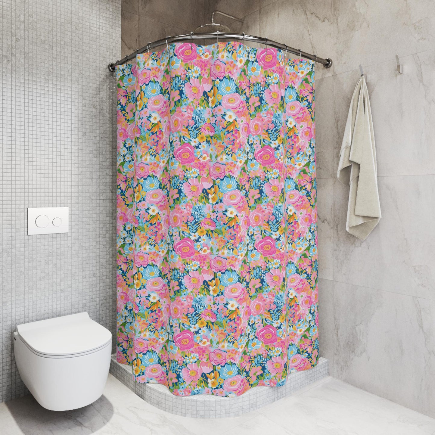 Custom Shower Curtain, Floral